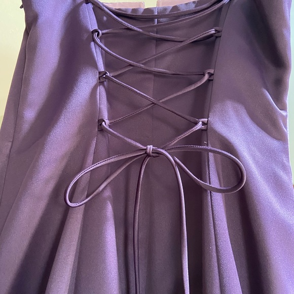 SIZE 8 NIKI LIVAS FORMAL DRESS with REVERSIBLE SHAWL - Picture 5 of 13